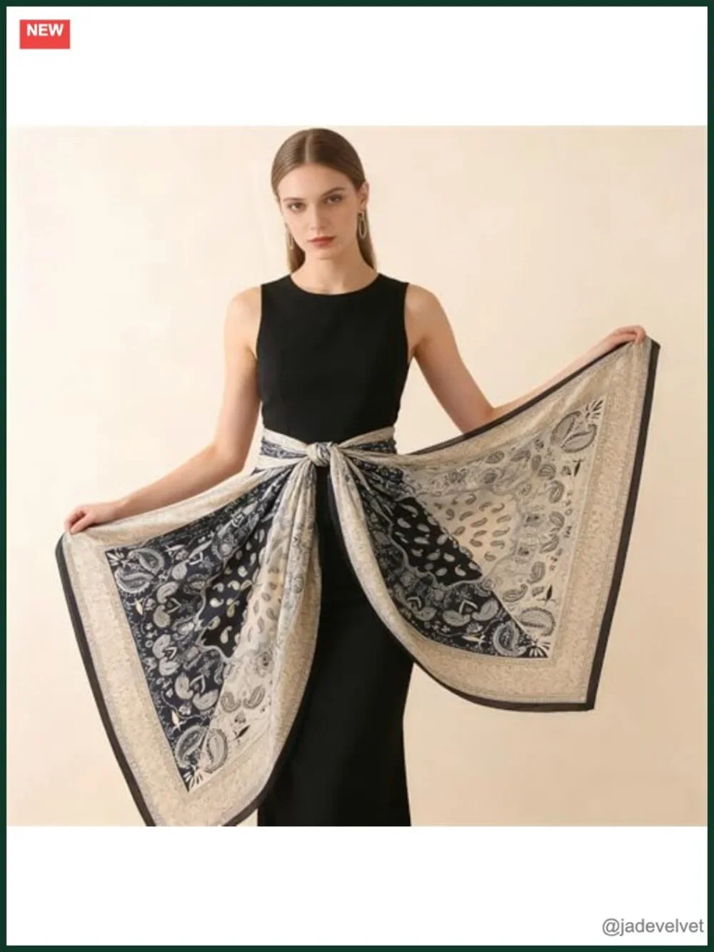 100% Mulberry Silk Scarf Lightweight Shawl Wrap Long Fashion Scarf